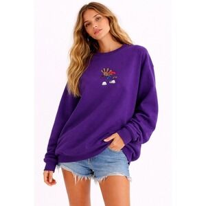 Codename Kids‎ Next Door NUMBUH 5 Embroidered Crewneck Sweatshirt Womens Large
